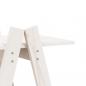 Preview: Regal mit 5 Böden A-Form 110x40x180,5 cm Massivholz Kiefer