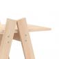 Preview: Regal mit 5 Böden A-Form 110x40x180,5 cm Massivholz Kiefer