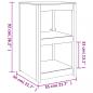 Preview: Outdoor-Küchenschrank 55x55x92 cm Massivholz Douglasie