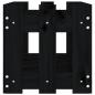 Preview: Hochbeet Latten-Design Schwarz 150x30x30 cm Massivholz Kiefer