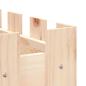 Preview: Hochbeet Lattenzaun-Design 150x50x50 cm Massivholz Kiefer