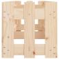 Preview: Hochbeet Lattenzaun-Design 200x30x30 cm Massivholz Kiefer