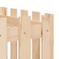 Preview: Hochbeet Lattenzaun-Design 200x50x50 cm Massivholz Kiefer