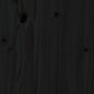 Preview: Hochbeet Latten-Design Schwarz 200x50x50 cm Massivholz Kiefer