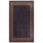 Preview: ARDEBO.de - Teppich Waschbar Schwarz und Gold 120x170 cm Rutschfest