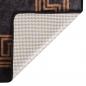 Preview: Teppich Waschbar Schwarz und Gold 120x170 cm Rutschfest