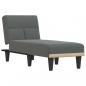 Preview: Chaiselongue Dunkelgrau Stoff