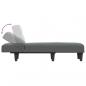 Preview: Chaiselongue Dunkelgrau Stoff