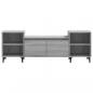 Preview: TV-Schrank Grau Sonoma 160x35x55 cm Holzwerkstoff