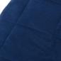 Preview: Gewichtsdecke Blau 155x220 cm 11 kg Stoff