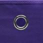 Preview: Aufbewahrungsboxen mit Deckeln 10 Stk. Lila 32x32x32 cm Stoff