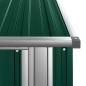 Preview: Geräteschuppen Grün 118,5x97x209,5 cm Verzinkter Stahl