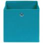 Preview: Aufbewahrungsboxen 10 Stk. Babyblau 32x32x32 cm Stoff