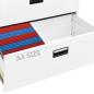 Preview: Aktenschrank Weiß 90x46x72,5 cm Stahl