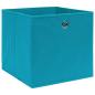 Preview:  Aufbewahrungsboxen 4 Stk. Babyblau 32x32x32 cm Stoff