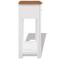 Preview: Konsolentisch 83x30x73 cm Massivholz Eiche