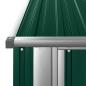 Preview: Geräteschuppen Grün 180,5x97x209,5 cm Verzinkter Stahl