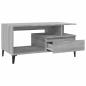 Preview: Couchtisch Grau Sonoma 90x49x45 cm Holzwerkstoff