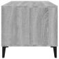 Preview: Couchtisch Grau Sonoma 90x49x45 cm Holzwerkstoff