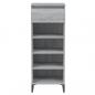 Preview: Schuhregal Grau Sonoma 40x36x105 cm Holzwerkstoff