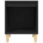 Preview: Nachttische 2 Stk. Schwarz 40x35x50 cm