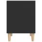 Preview: Nachttische 2 Stk. Schwarz 40x35x50 cm