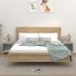 Preview: ARDEBO.de - Nachttische 2 Stk. Betongrau 40x35x50 cm