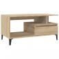 Preview: Couchtisch Sonoma-Eiche 90x49x45 cm Holzwerkstoff