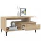 Preview: Couchtisch Sonoma-Eiche 90x49x45 cm Holzwerkstoff