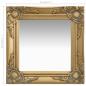 Preview: Wandspiegel im Barock-Stil 40x40 cm Golden