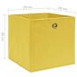 Preview: Aufbewahrungsboxen 10 Stk. Vliesstoff 28x28x28 cm Gelb