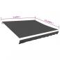 Preview: Markisenbespannung Canvas Anthrazit 300x250 cm