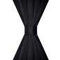 Preview: Verdunkelungs-Vorhänge mit Schlaufen 135 x 245 cm Schwarz blackout