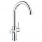 Preview: GROHE Blue Home Starter Kit, C-Auslauf, 150° schwenkbar, chrom (31455001)