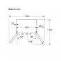 Preview: Siemens KF96NVPEA iQ300 Stand Kühl-Gefrierkombination, French-Door, 91 cm breit, noFrost, superCooling, inox