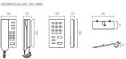Preview: TCS ISH3030-0140 Audio-Innenstation mit Freisprecher, 1 Klingeltaste, Türöffnerautomatik, weiß