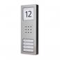 Preview: Siedle CA 812-4 E/W Audio-Set Compact, 4 Ruftasten, edelstahl gebürstet (210008741-00)