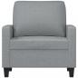 Preview: Sofasessel Hellgrau 60 cm Stoff