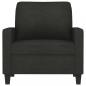 Preview: Sessel Schwarz 60 cm Stoff