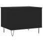 Preview: Couchtisch Schwarz 60x44,5x45 cm Holzwerkstoff