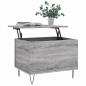 Preview: Couchtisch Grau Sonoma 60x44,5x45 cm Holzwerkstoff