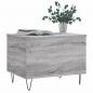 Preview: Couchtisch Grau Sonoma 60x44,5x45 cm Holzwerkstoff
