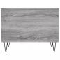 Preview: Couchtisch Grau Sonoma 60x44,5x45 cm Holzwerkstoff