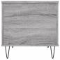 Preview: Couchtisch Grau Sonoma 60x44,5x45 cm Holzwerkstoff