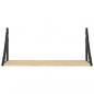 Preview: Wandregale 2 Stk. Sonoma-Eiche 60x25x25,5 cm Holzwerkstoff