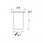 Preview: SLV TRAIL-LITE 60 Outdoor Bodeneinbauleuchte, LED, 3000K, IP65, edelstahl 316, Glaseinsatz satiniert (227462)