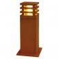 Preview: ARDEBO.de SLV RUSTY SQUARE 40 Outdoor Standleuchte, TC-DSE, IP55, eckig,, max. 11W, stahl gerostet (229420)