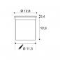 Preview: SLV ROCCI Outdoor Bodeneinbauleuchte, LED, 3000K, IP67, rund, edelstahl 316 (227600)