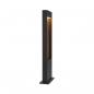 Preview: SLV FLATT POLE 100 Outdoor LED Stehleuchte, 3000K, IP65, anthrazit/braun (1002957)