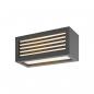 Preview: ARDEBO.de SLV BOX_L LED Outdoor Wand- und Deckenaufbauleuchte, IP44, 3000K, 19W, anthrazit (1002035)